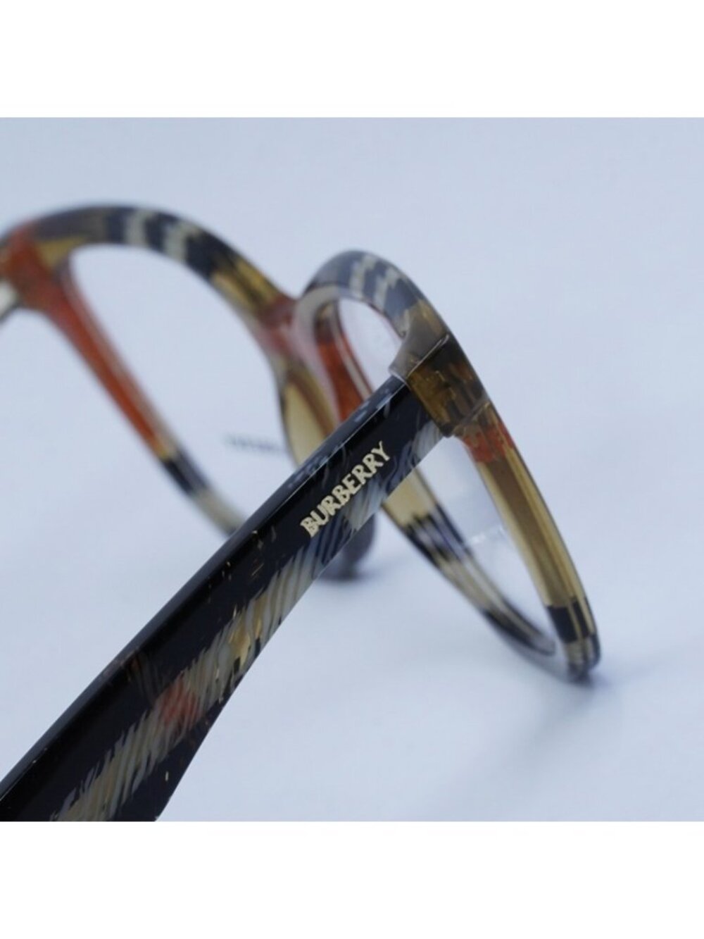 Burberry BE2415 4146 Eyeglasses Check Sand 51mm Square Frame - Picture 2 of 9